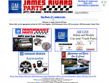 Tablet Screenshot of jrgmparts.com